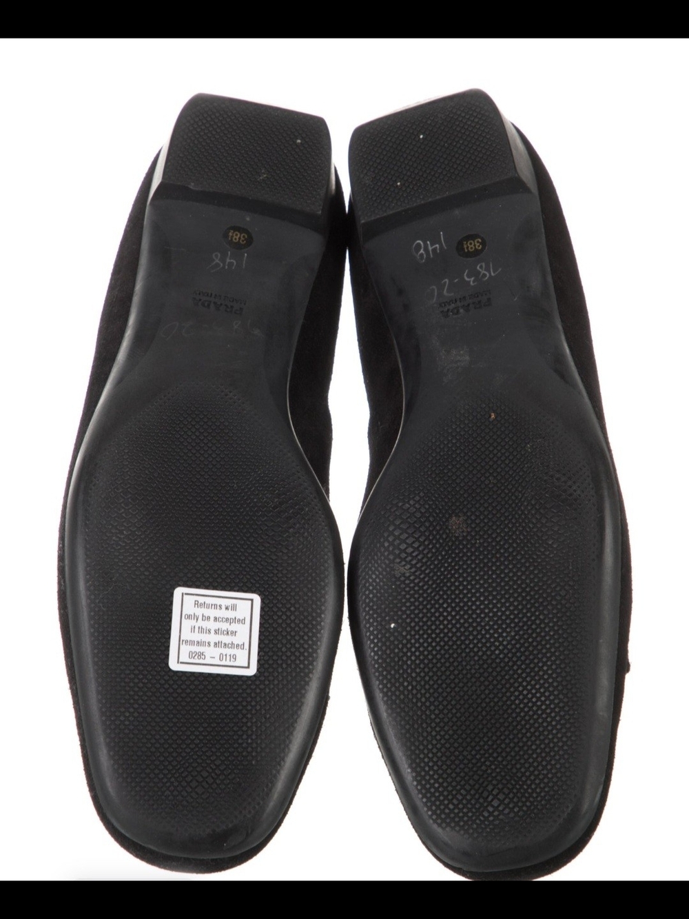 Prada Black Suede Women's Loafers - Picture 4 of 4